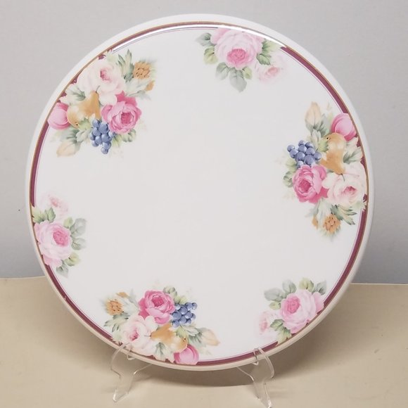 Rosemead Cheese Dish or Cake Plate by MIKASA - Picture 2 of 6